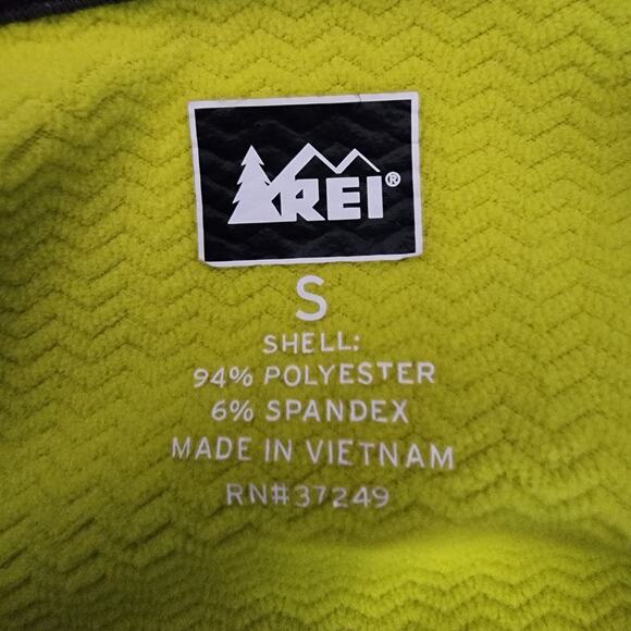 REI Yellow Long Sleeve Mock Neck Running Jacket | Women's Small - Picture 13 of 15